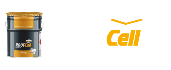 Roof Cell Logo and image White