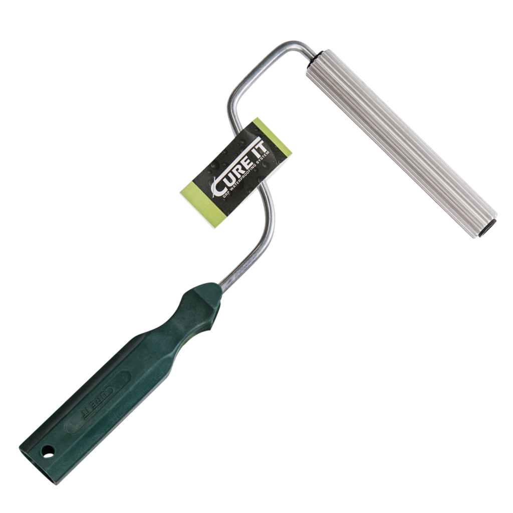 The Cure It 140mm Paddle Roller is a critical part of the system. It is used to saturate the reinforcement mat with resin and remove trapped air.