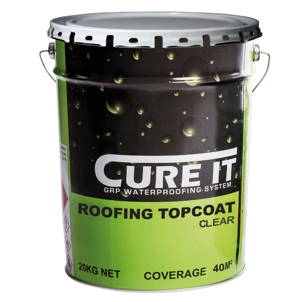 Cure It Pre-Mix Topcoats available in various colours, providing the finished colour and surface appearance.
