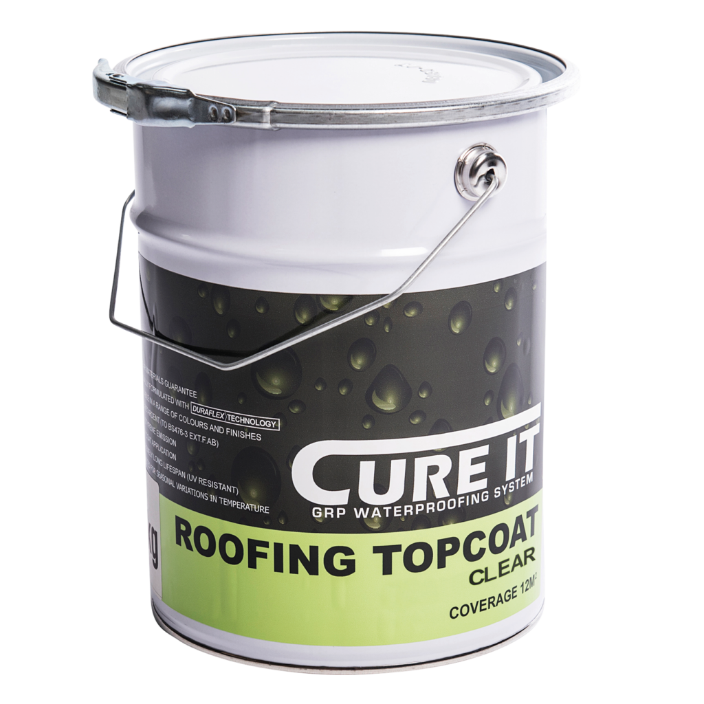 Cure It Pre-Mix Topcoats available in various colours, providing the finished colour and surface appearance.