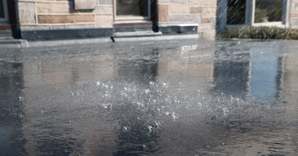 rain proof GRP Roof
